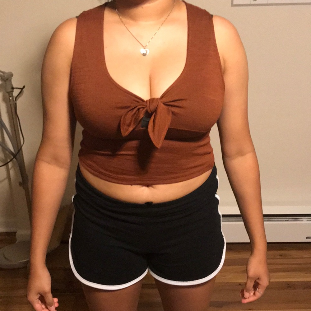 Burnt Orange Crop Top
